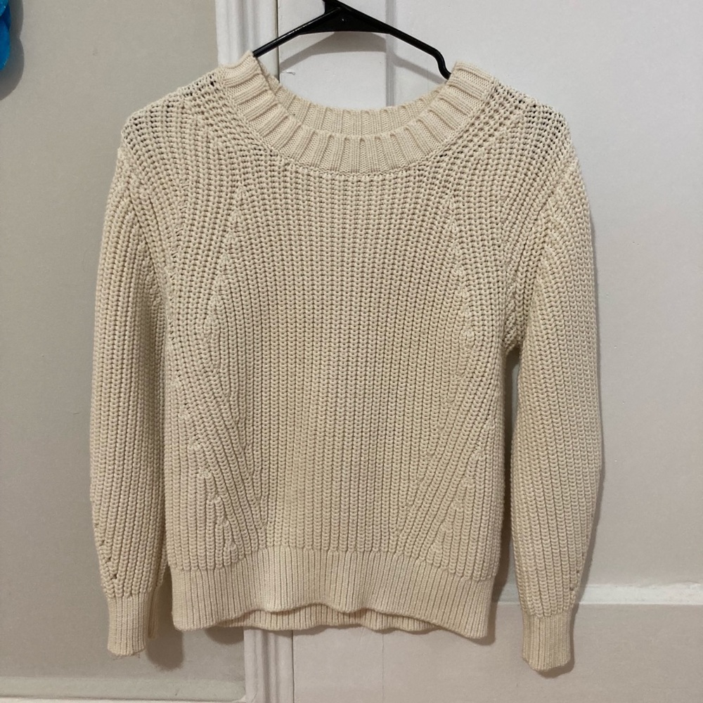 Everlane “The Texture Cotton Crew” Sweater | S